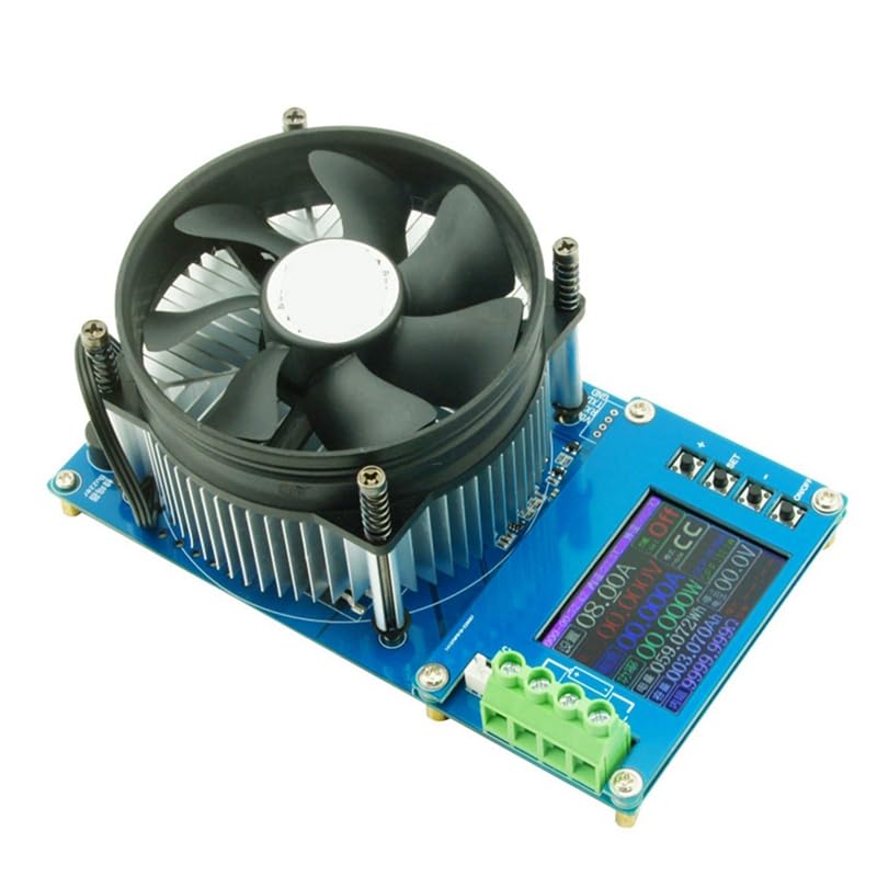 DTL150 4-Wire Battery Capacity Tester Electronic Load Power Tester Discharge Meter 150W 20A US Plug EU Plug - (Type: A)