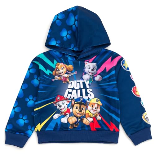Paw Patrol Fleece Cosplay Pullover Hoodie Toddler to Big Kid Sizes (2T - 10-12)
