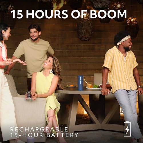 Image of Ultimate Ears Boom 4 Portable Waterproof Bluetooth Speaker with 360-Degree, Bold, Immersive, Crystal-Clear Sound, Floating Speaker with 15-Hour Battery and 147ft (45m) Range - Raspberry