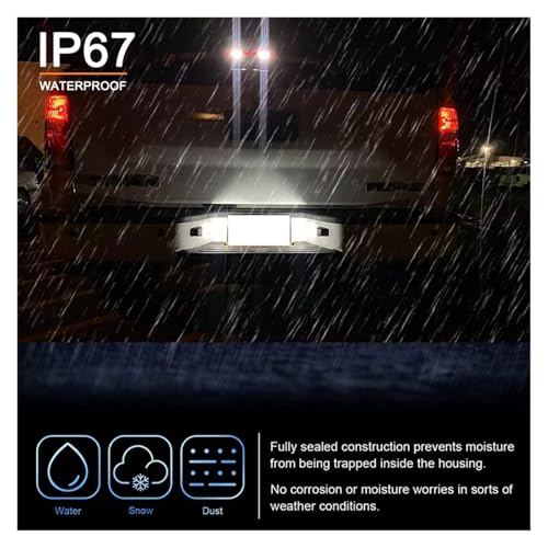 Lámpara de matrícula para Suzuki con luz LED impermeable para evitar multas 7