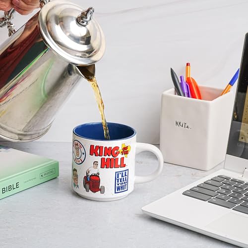 Taza Cerámica Apilable King Of The Hill 13 Onzas miniatura 6
