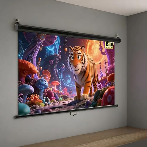 Pantalla de proyección retráctil manual 60" 4:3 miniatura 3