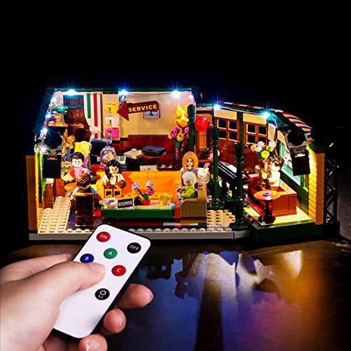 IIKA LED-Licht-Set für Lego Friends 21319 Central Perk Kaffee mit Fernbedienung, USB-betrieben (das Lego Modell nicht…