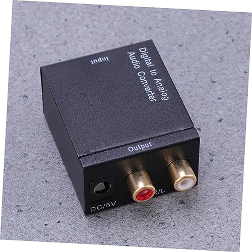 Convertidor de audio digital analógico con muestreo de khz y chasis metálico compacto 5