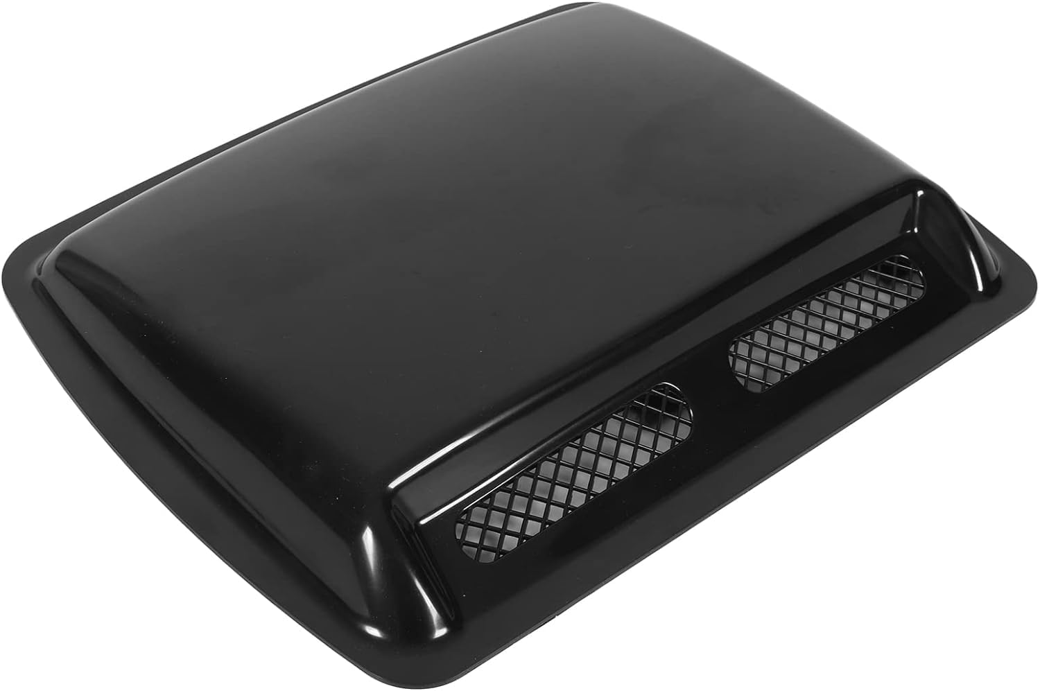 Buysasta Universal Car Air Flow Hood Scoop Bonnet Vent Air Intake Grille/Decorative Trim Stylish Bonnet Vent (Glossy Black) - All Car-image-13