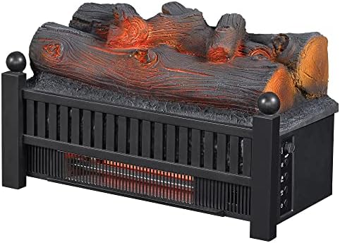 duraflame electric log set infrared heater review