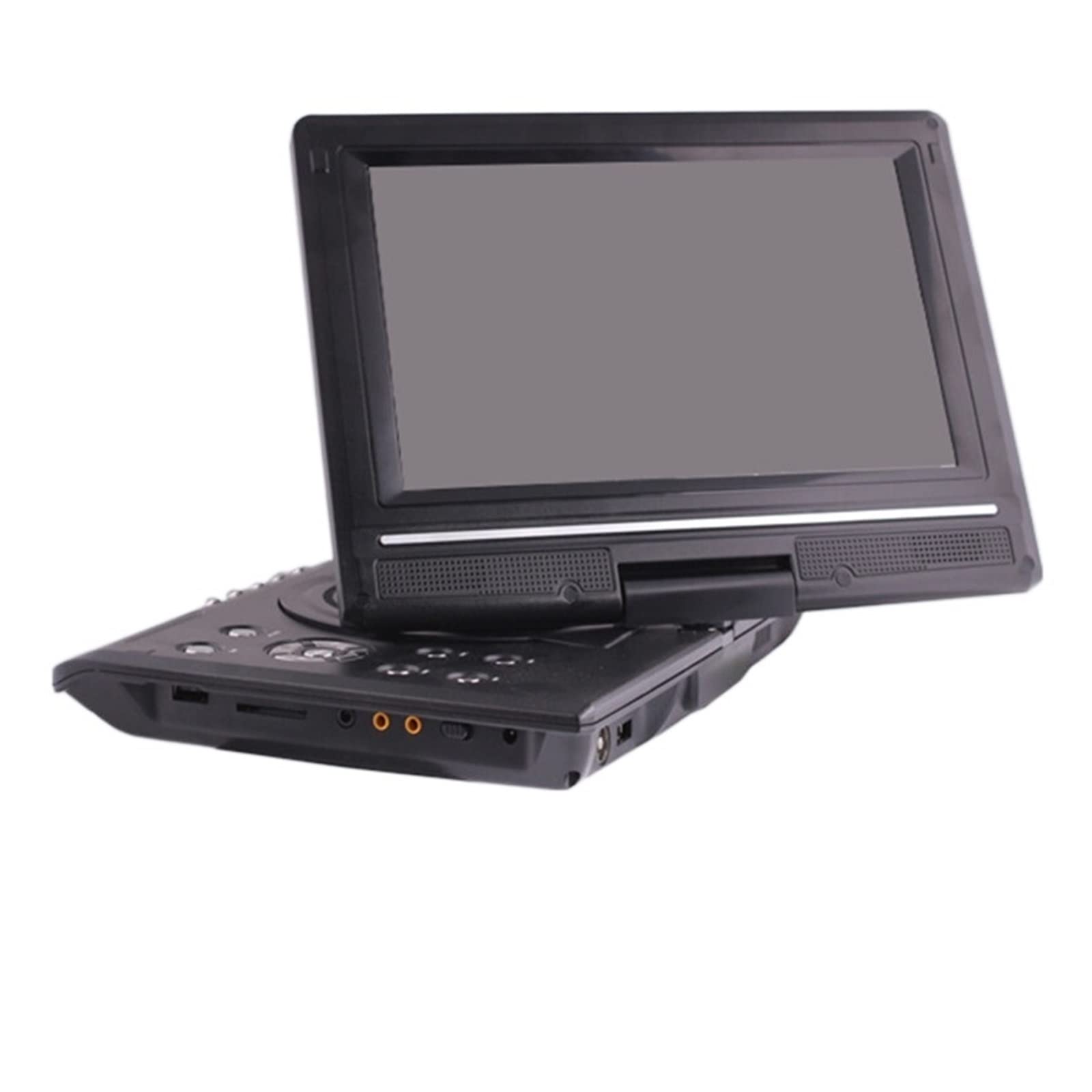 Lecteur DVD Portable, Électronique 9.8 Pouces Portable Lecteur DVD EVD TV 270 pivotant écran Large VCD CD MP3/4 SD USB Jeu pivotant TV Mobile,Compatibilité Multiformat