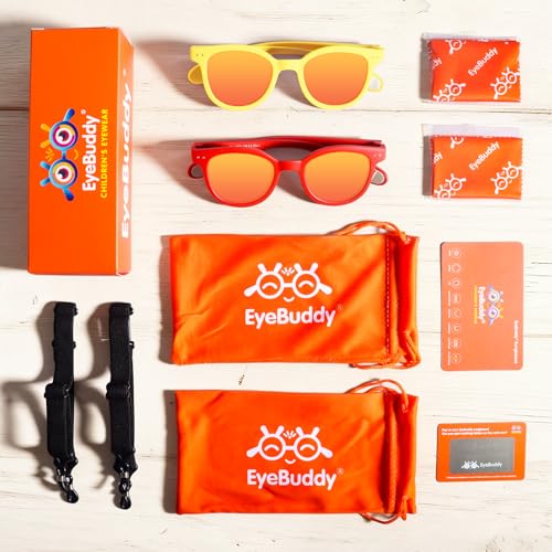 Image of EYEBUDDY Kids Toddler Sunglasses Age 2-4 /3-5 Boys Girls Polarized UV Protection Sun Glasses for Age 2-8