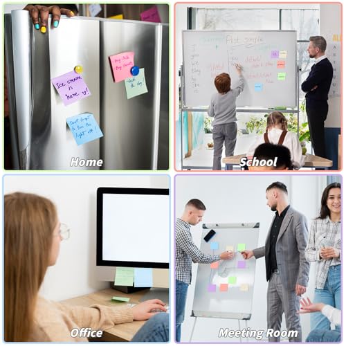 Image of 35 Pack Sticky Notes Bulk 3x3 Inch 5 Morandi Pastel Colors Memo Pads