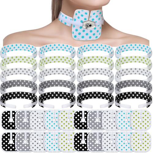 geiserailie 40 pcs 20 sets 4 x 4 inches reusable tracheostomy dressing absorbent soft tracheo pads tracheostomy supplies for wound care