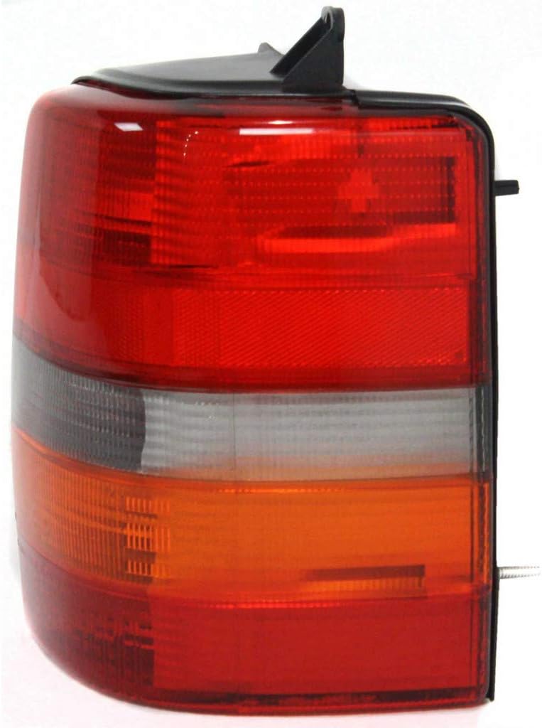 CarLights360 For 1993-1998 Jeep Grand-Cherokee Pair Rear Tail Lights Driver and Passenger Side Assembly Unit CH2800121 CH2801121-For 55155739AA 55155738AA
