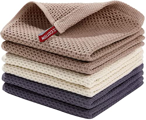 BW&HM Trapos Cocina Algodo nPaños de Cocina Paños Cocina Algodon Durable y Súper Absorbente 33 x 33cm Set de 6 Cover