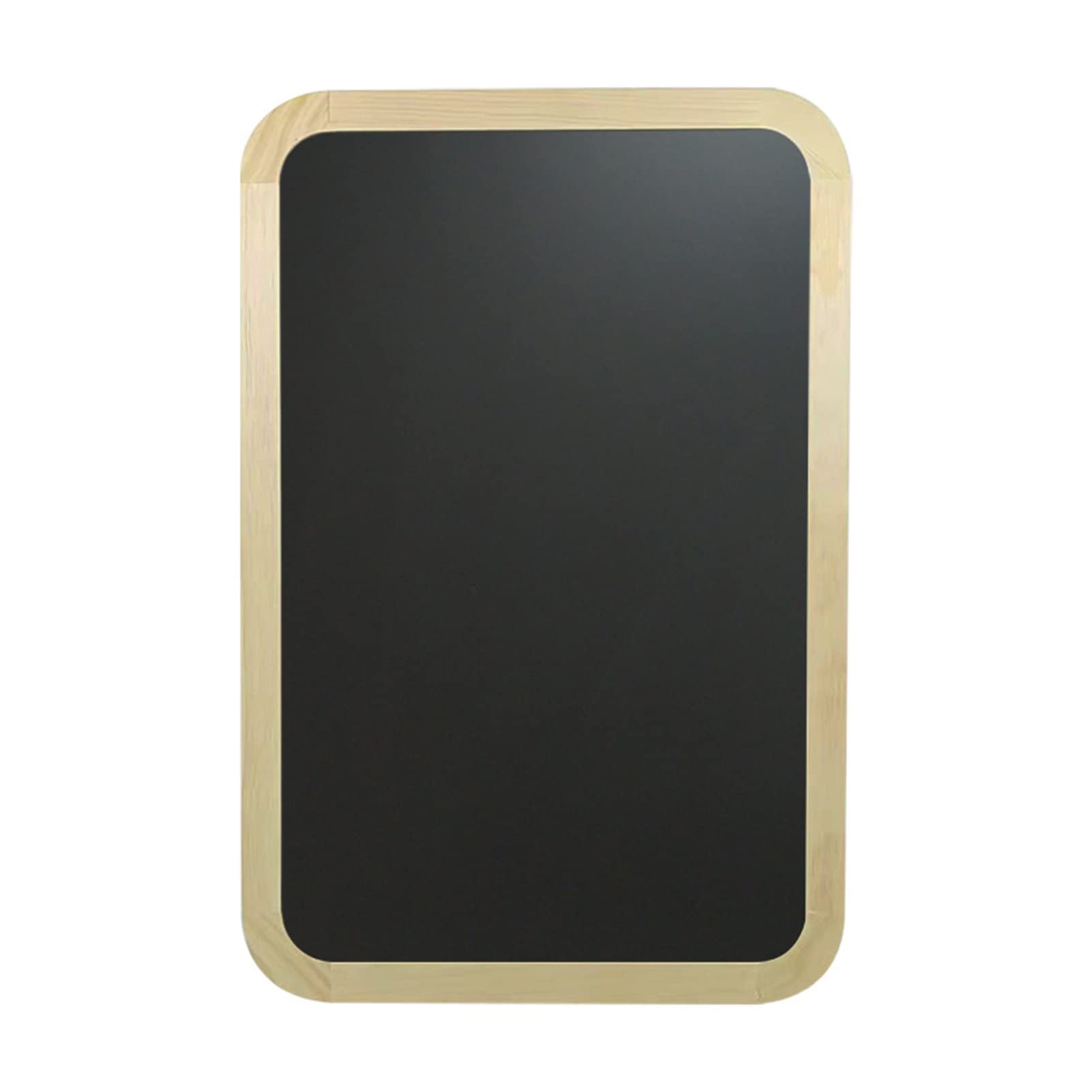 Lavagna Magnetica con Cornice in Legno con Angoli Arrotondati, Lavagna Decorativa da Appendere alla Parete per Memo, Bollettino, Menu, Matrimonio (Size : 60x90cm)