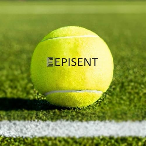 image for EPISENT Tennis Balls with Mesh Carrying Bag, Pack of 24 Pressure less,