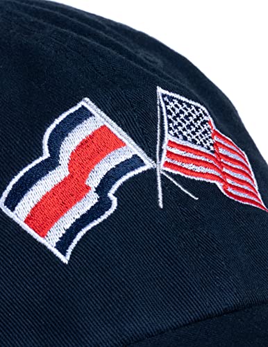 Image of Ann Arbor T-shirt Co. American Friendship Nations Flag Baseball Low Profile Dad Hat for Men Women