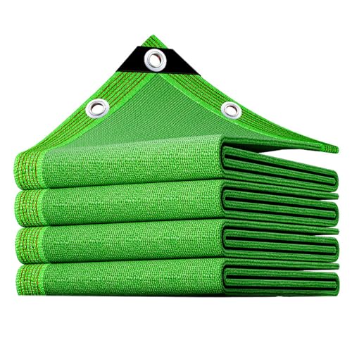 Toldo parasol contra rayos UV rectangular verde de 6,1 metros de ancho 2