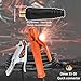 JIAONE Welding Electrode Holder,Welding Ground Clamp, With cable 25mm ² 6.56+16.4FT, Ultra Long Cable, Dinse 35-50 Connector, Anti Scald And Anti slip handle, Suitable For Welding machine (2+5meter)