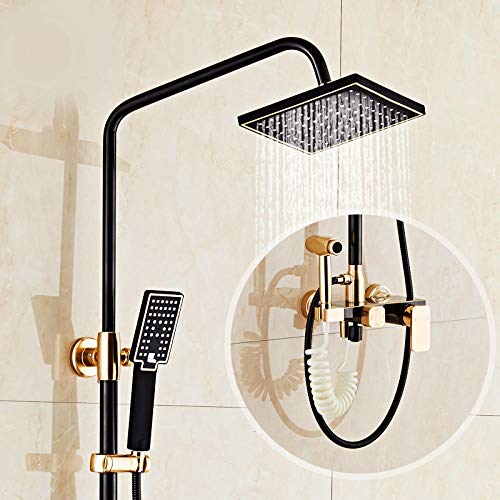 Pulvérisation à main pluie et ensemble de douche pour salle de bain chic