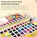 Grabie 100 Colors Premium All-In-One Watercolor Paint Set - 50 Essential, 35 Metallic, 10 Pastels, 5 Neon Hues - Portable Case, Brush Pens, Paper Pad, Waterproof Fineliner Pen, Beginner & Professional