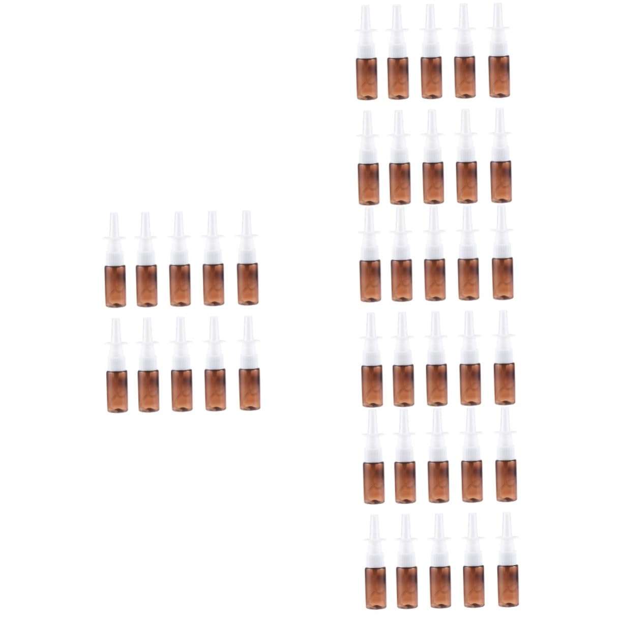 DOITOOL 40stücke Nachfüllbare Sprühflaschen Für Feinen Nebel Braune Pet-behälter Mit Direkter Einspritzung Für Reisen Und Medizin