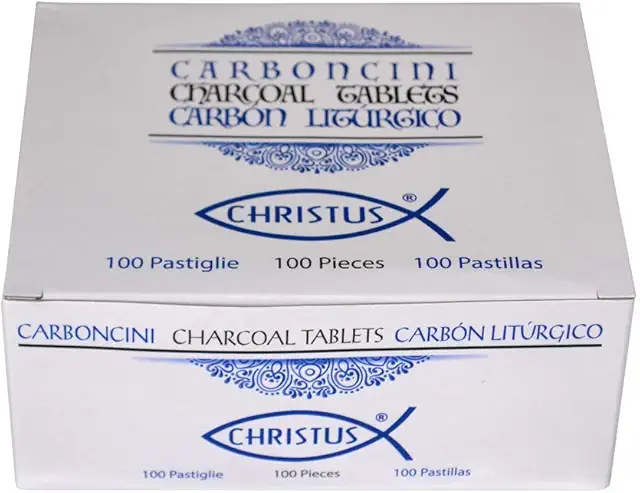 Charbon de Bois pour Encens Ø 33mm - 100 Pièces | Charbon Encens