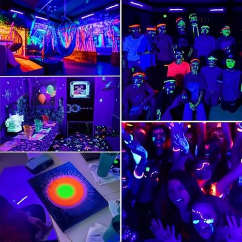 LED Black Lights, Magnetic UV Lamp, 9W Portable Bar With Sturdy Build, Fluorescent Display Device With Sturdy Finish, Accessory, Lighting Assist For Bedroom Wall Ceiling Cabinet Indoor Outdoor – Image 6
