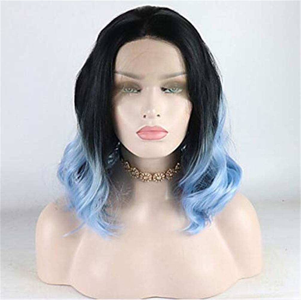 Perruque lace front bleue synthétique pour sublimer vos soirées