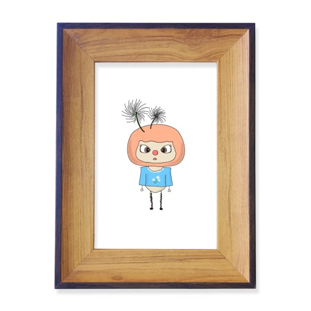 Cadre photo pissenlit blanc cadeau ideal peinture decoration