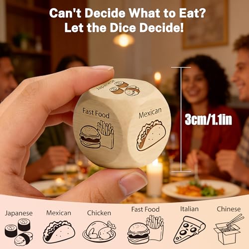 Stocking Stuffers for Men Women Adults Date Night Food Dice Mens Gift Ideas - image 2