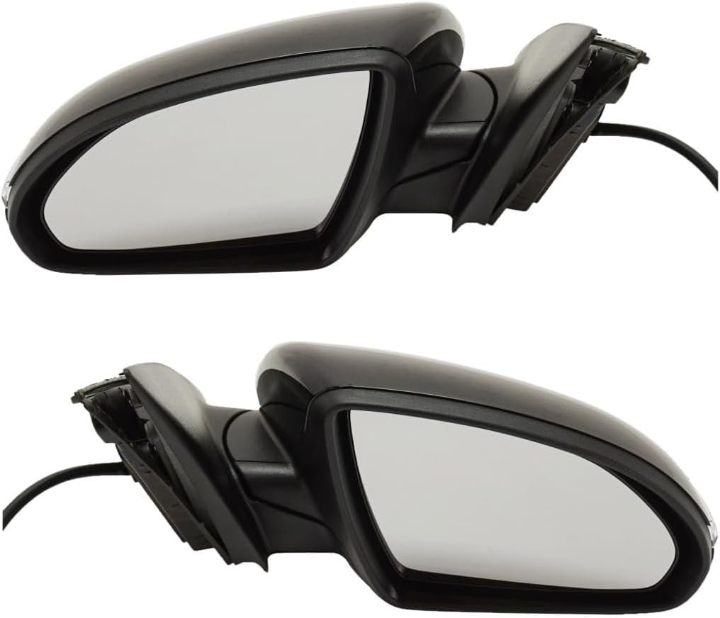 For Kia Optima 2016 2017 2018 Door Mirror Driver Side | Manual | Non-Heated | w/Signal Indicator | Paint To Match | Replacement For 87610-D5000 | KI1320200