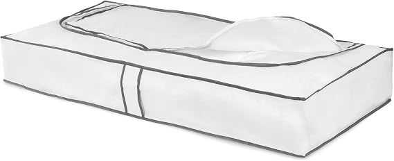 Compactor Set of 3 Under Bed Storage Bags, Neotex Range, 45 x 108 x H 15 cm, White, RAN9812
