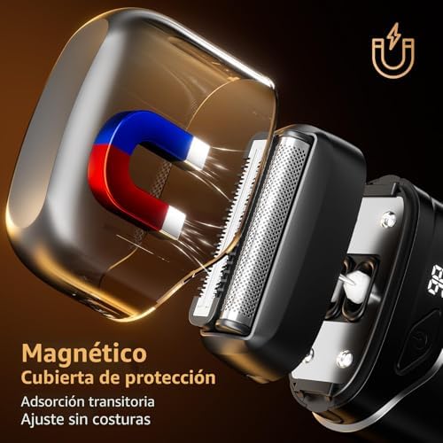 Electric Foil Shavers for Men: Mini Electric Razor for — close-up of materials and construction quality