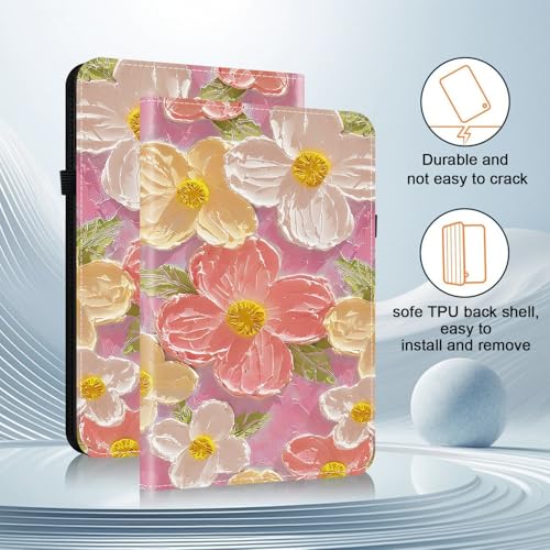 Protection Samsung Galaxy Tab S10+ Plus fleurie pour éviter les rayures d'écran 12.4"