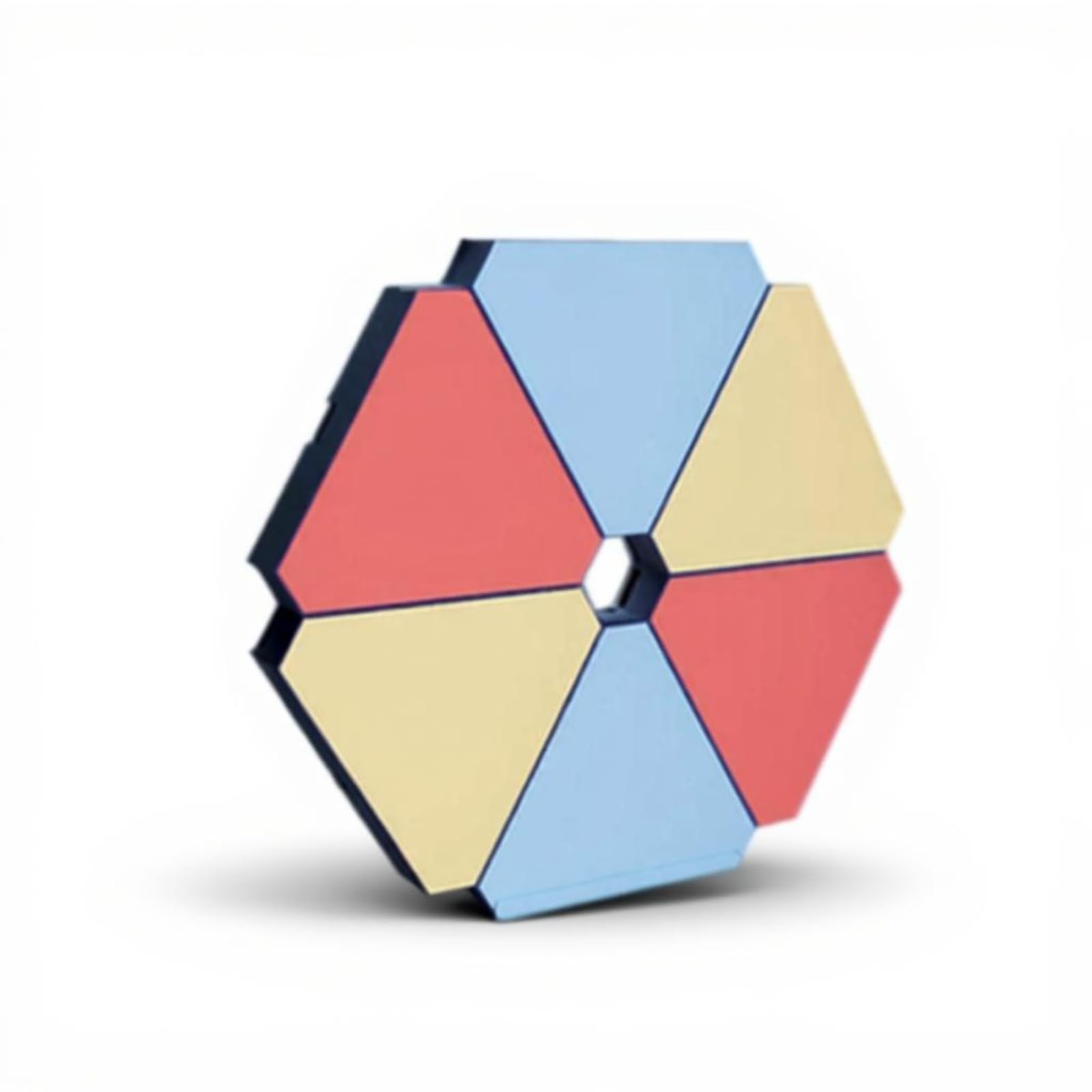 Smart RGB Hexagon Wall Light, Voice Control, Configurable Panel, Gaming Room Decor Triangle WiFi 6 pcs-image-8