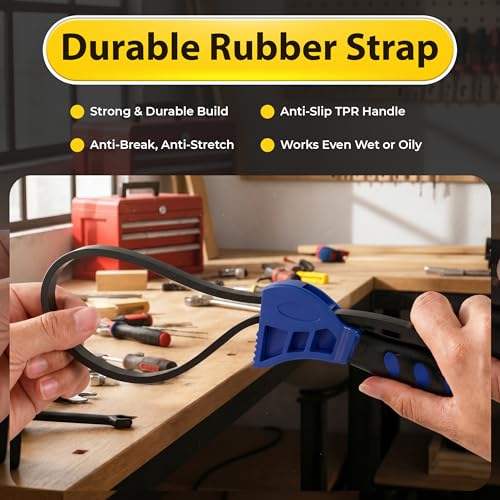 CLICKNEST 2-Pack Rubber Strap Wrench
