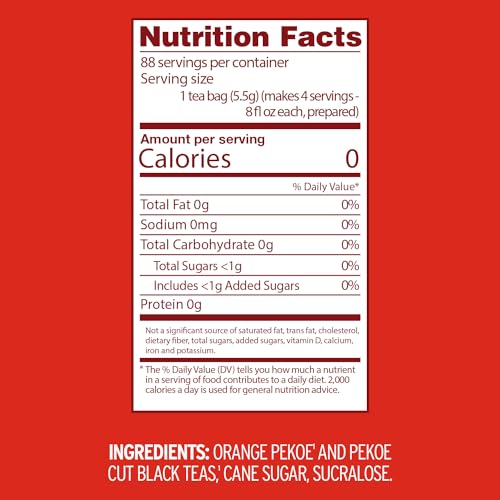 Image of Luzianne Sweet Iced Tea Bags, Family Size, 22ct Box (Pack of 6)
