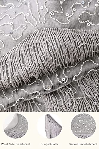 BABEYOND Women's 1920s Flapper Dress V Neck Slip Dress2