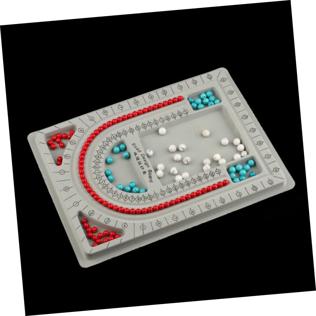 Ipetboom 2pcs Jewelry Beading Board Trays Craft Tool for Women Girls for Jewelry Design and Organization Smooth for Bracelet Necklace Making