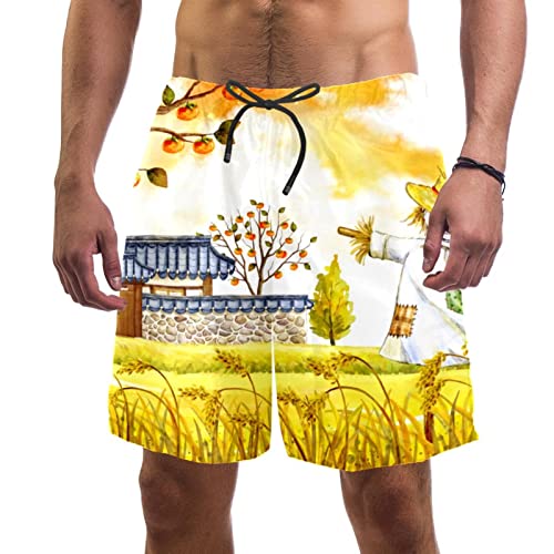 Short de plage à séchage rapide JDEZ pour hommes actifs en été