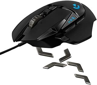 Logitech G502 Proteus Core Tunable Gaming Mouse with Fully Customizable Surface, Weight and Balance Tuning