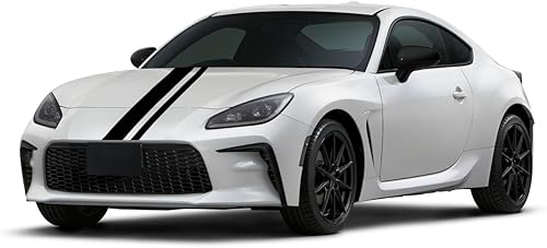 Miniatura 7 de SUNJIKA 3 calcomanías de vinilo para el lado del automóvil, diseño de rayas largas para capó de auto, portón trasero, carreras, deportes,