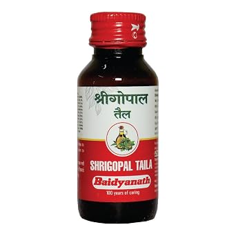 Baidyanath Asli Ayurved SHRIGOPAL Tail -50 ML | Ayurvedic Oil with 70+ Herbs | Enriched with Awala & Shatavari