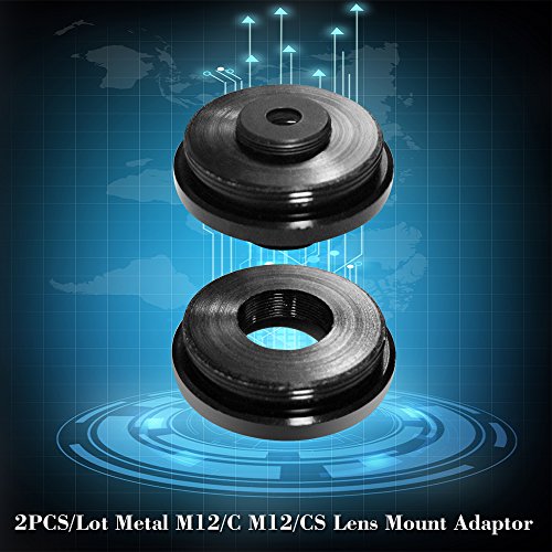 DECDEAL 2 Pçs/lote Metal M12 / C M12 / Lente CS Adaptador de Montagem de Liga de Zinco M12 para CS o