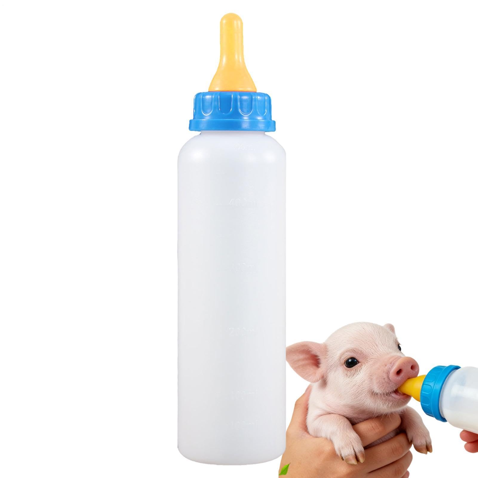 Biberon Per Piccoli Animali, Design A Prova Di Perdite, 6x25,5 Cm, Mangiatoia Per Capezzoli Per Bestiame, Biberon Per Latte Per Suinetti, Garanzia Di Manutenzione Igienica, Per Allevamento Di Mucche N