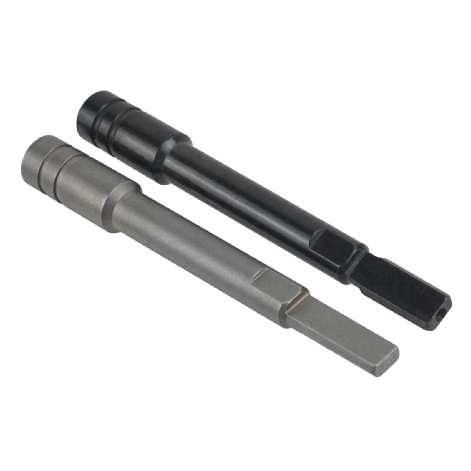 Kaccde A 2Pcs Extension Rods Round Flat Dapter 83Mm Steel Tool For Mechanics Nd Projects Steel Extension Rod