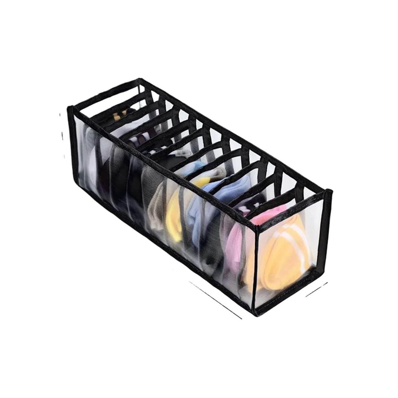 FVDZRFIE Sock Storage Box Fabric Underwear Bra Storage Box Sorting Panty Socks Compartment Drawer Organizer Home