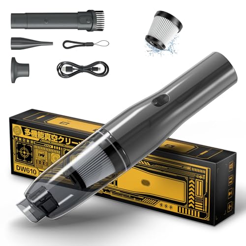 AMAEOND�y�V�o��z�n���f�B�N���[�i�[ �R�[�h���X 26000Pa �z���͋��� �ԗp�|���@ �y�������/�z������/��C�����z���@�\ �n���f�B Type-C �}���[�d �������p���^�|���@ �z�R�����/�L�[�{�[�h�|��/�ԗp�|���ɍœK