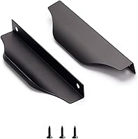 Vista 18 de Satanga Tiradores de Dedo Edge para Gabinete de Cocina, Perillas de Cajón de Perfil Bajo, Puerta, Tocador de Baño, Manijas Largas de Alacena