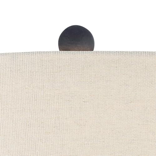 Lámparas de Mesa Rusticas 28" Set de 2 Gris Carbón miniatura 3
