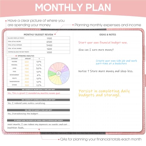 50% Off WEMATE Locking Budget Planner & Expense Tracker - Image 3